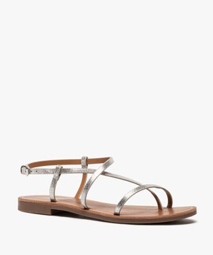 Nu-pieds femme à talon plat et entre-doigts extra fin - Only vue2 - ONLY - GEMO