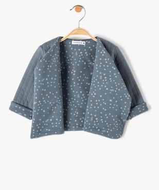 Gilet bébé matelassé fermeture cache-cœur doublure imprimée - LuluCastagnette vue2 - LULUCASTAGNETTE - GEMO