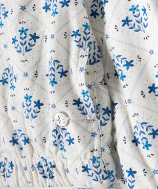 Blouson léger à motifs fleuris fille - LuluCastagnette vue2 - LULUCASTAGNETTE - GEMO