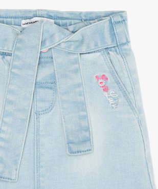Jupe bébé fille en jean - Lulu Castagnette vue2 - LULUCASTAGNETTE - GEMO