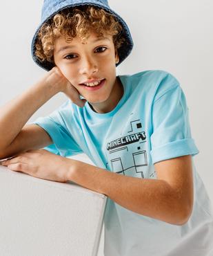 Tee-shirt Minecraft imprimé garçon vue1 - MINECRAFT - GEMO