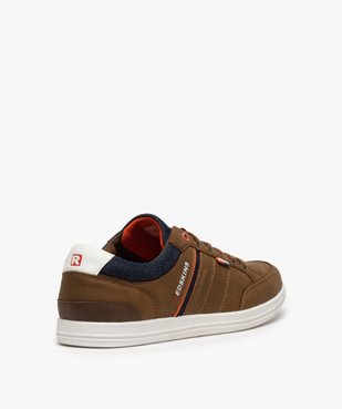 Tennis homme bi-matières à lacets - Redskins vue4 - REDSKINS - GEMO