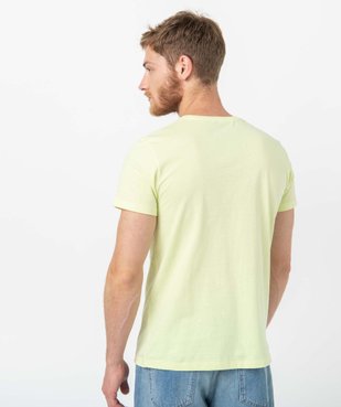 Tee-shirt homme avec motif plage californienne  vue3 - GEMO (HOMME) - GEMO