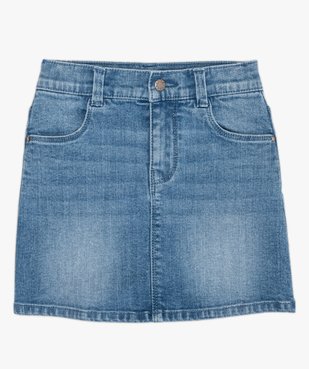 Jupe fille en jean extensible vue2 - GEMO (ENFANT) - GEMO