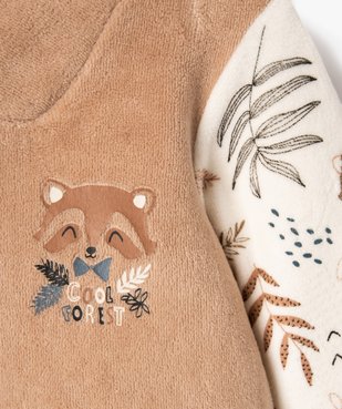 Pyjama pont-dos avec col châle bébé - Petit Béguin vue2 - PETIT BEGUIN - GEMO