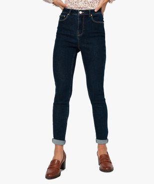 Jean femme en stretch coupe Skinny taille haute vue1 - GEMO(FEMME PAP) - GEMO