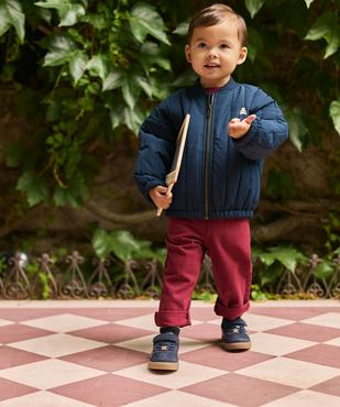 Pantalon en coton style charpentier bébé garçon - LuluCastagnette vue4 - LULU CASTAGNETTE G4G D - GEMO