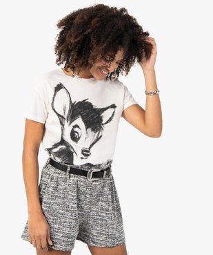 Tee-shirt femme coupe ample - Disney Animals vue1 - DISNEY DTR - GEMO