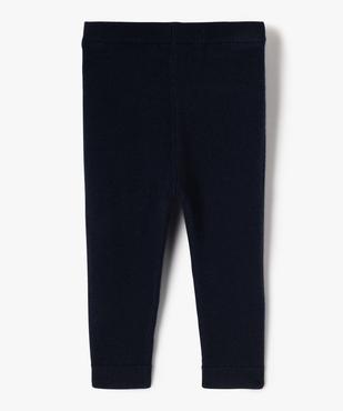 Pantalon en maille douce bébé fille vue3 - GEMO(BEBE DEBT) - GEMO