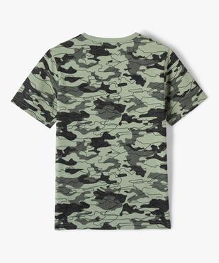 Tee-shirt imprimé manches courtes garçon vue3 - GEMO (JUNIOR) - GEMO