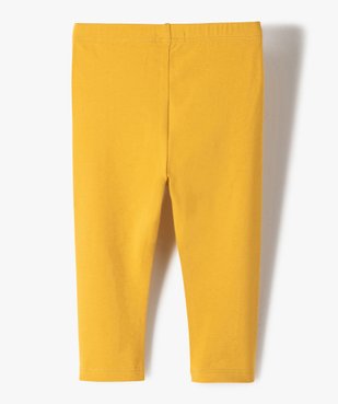 Legging bébé fille long en coton stretch vue2 - GEMO C4G BEBE - GEMO