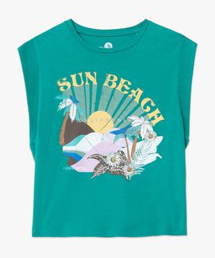 Tee-shirt femme avec larges emmanchures et motifs XXL - Camps United vue4 - CAMPS UNITED - GEMO