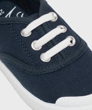 Tennis en toile à lacets élastiques garçon - 5 Miles vue6 - 5 MILES GEMO FOR GOOD - GEMO