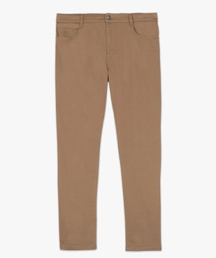 Pantalon femme coupe slim en maille extensible vue4 - GEMO (G TAILLE) - GEMO