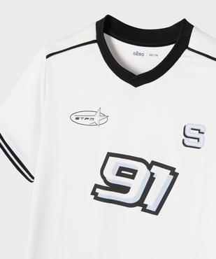 Tee-shirt de sport en mesh imprimé garçon vue3 - GEMO (JUNIOR) - GEMO