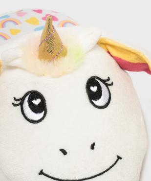 Chaussons mules motif licorne en relief fille  vue6 - GEMO (ENFANT) - GEMO