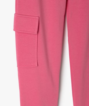 Pantalon de jogging fille esprit cargo vue2 - GEMO (JUNIOR) - GEMO