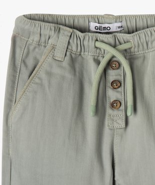 Pantalon en denim coloré bébé garçon vue2 - GEMO(BB COUCHE) - GEMO