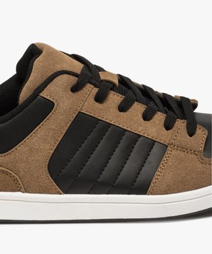 Baskets homme basses à lacets style skate shoes vue6 - GEMO (HOMME) - GEMO
