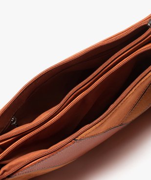 Sac femme compact multimatières à bandoulière vue3 - GEMO (ACCESS) - GEMO