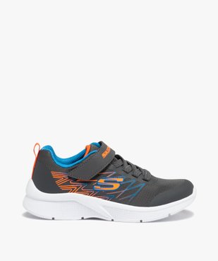 Baskets garçon à lacets et scratch – Skechers Microspec vue1 - SKECHERS - GEMO