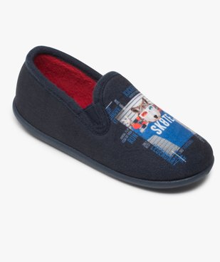 Chaussons garçon avec motif skate sur le dessus vue5 - GEMO C4G GARCON - GEMO