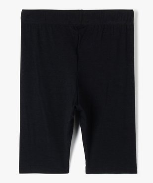 Legging fille court uni à taille élastiquée vue3 - GEMO (ENFANT) - GEMO