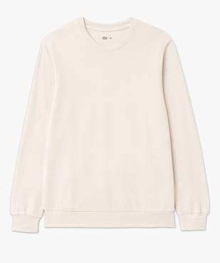 Sweat en maille texturée effet rayé homme vue4 - GEMO 4G HOMME - GEMO