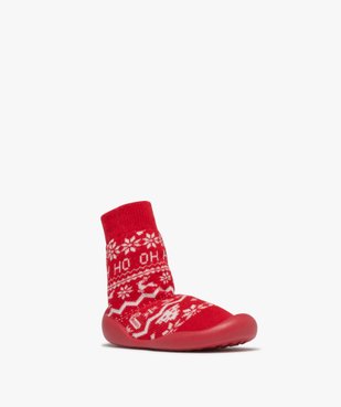 Chaussons chaussettes de Noël à semelle antidérapante bébé garçon vue2 - GEMO (ENFANT) - GEMO
