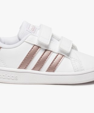 Baskets fille à scratch Grand Court Adidas vue6 - ADIDAS - GEMO