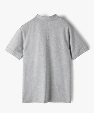 Polo garçon multicolore à manches courtes vue3 - GEMO (ENFANT) - GEMO