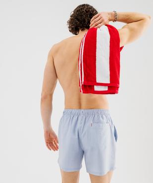 Short de bain rayé à taille élastiqué homme - LuluCastagnette vue3 - LULU CASTAGNETTE G4G D - GEMO