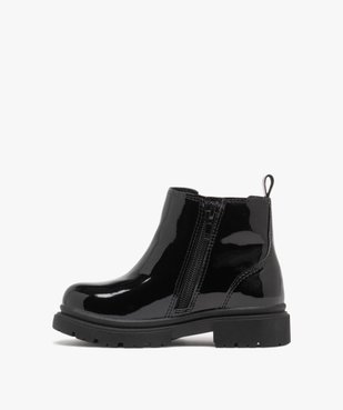 Boots Chelsea vernies à imprimé animal fille vue4 - LOVELY WINGS GEMO FOR GOOD - GEMO