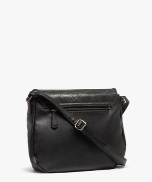 Sac besace femme multimatière look boho vue2 - GEMO (ACCESS) - GEMO