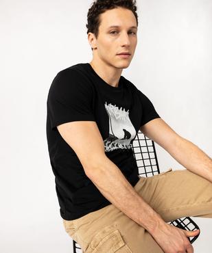 Tee-shirt manches courtes imprimé homme vue1 - GEMO (HOMME) - GEMO