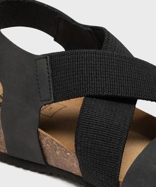 Sandales confort compensées à brides élastiquées femme  vue6 - G'FLEX - GEMO