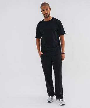 Pantalon de jogging en molleton à coupe droite homme vue5 - GEMO 4G HOMME - GEMO