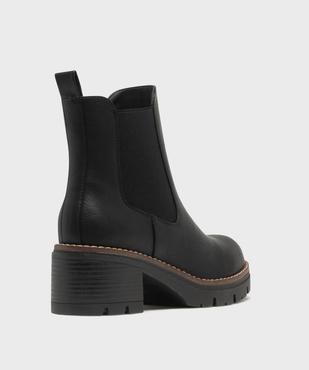 Chelsea boots à semelle crantée femme - 5 Miles vue4 - 5 MILES GEMO FOR GOOD - GEMO