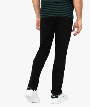 Jean homme straight stretch 5 poches vue2 - GEMO (HOMME) - GEMO
