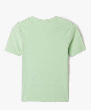 Tee-shirt à manches courtes avec motif Simba fille - Disney vue3 - ROI LION - GEMO