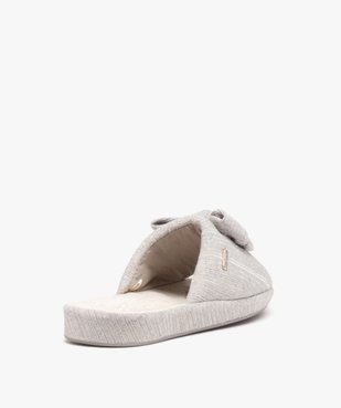 Chaussons mules plats avec noeud femme - Beppi vue4 - BEPPI - GEMO