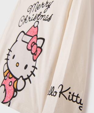 Tee-shirt manches longues spécial Noël fille - Hello Kitty vue2 - HELLO KITTY - GEMO