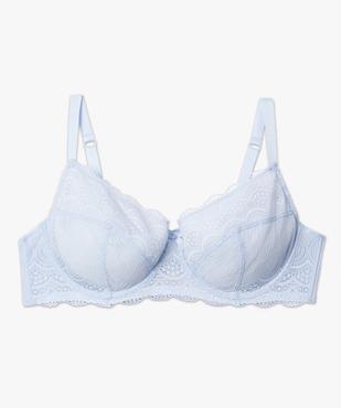 Soutien-gorge emboitant à armatures en dentelle grande taille vue4 - GEMO(HOMWR FEM) - GEMO