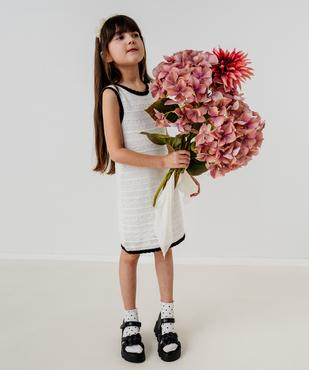 Robe courte sans manches en crochet fille vue1 - GEMO (ENFANT) - GEMO
