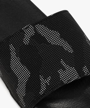 Mules de piscine à motif camouflage homme vue6 - GEMO (PLAGE) - GEMO