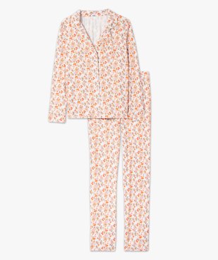 Pyjama deux pièces : chemise et pantalon femme vue4 - GEMO(HOMWR FEM) - GEMO