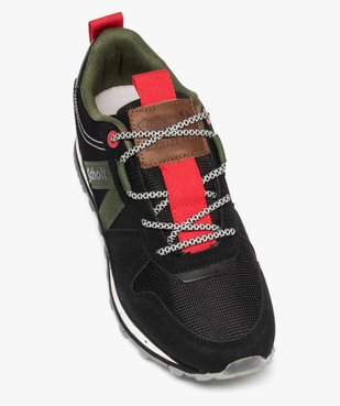 Baskets homme multi-matières – Schott NYC Kurt vue5 - SCHOTT - GEMO