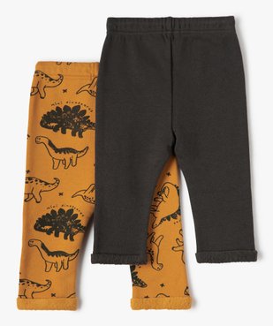Pantalon bébé garçon en maille (lot de 2) vue3 - GEMO C4G BEBE - GEMO