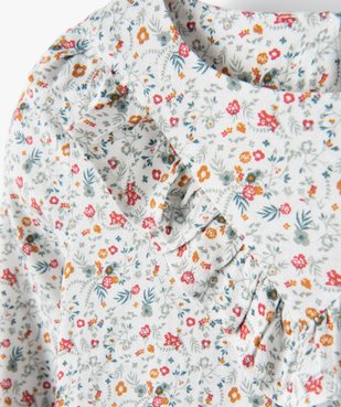 Blouse fille imprimée avec volant sur le décolleté vue2 - Nikesneakers (ENFANT) - Nikesneakers
