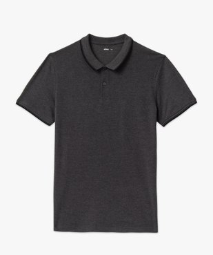 Polo à manches courtes et finitions fantaisie homme vue4 - GEMO 4G HOMME - GEMO